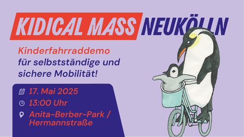 Kidical Mass Neukölln 17. Mai 2025