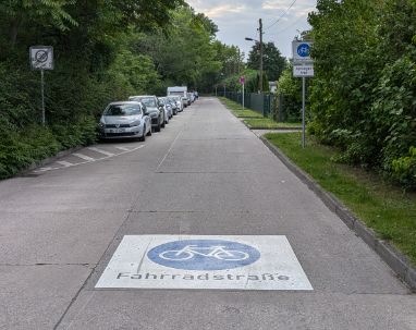 Einweihung Fahrrradstraße Hönower Weg