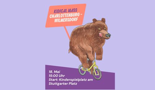 Kidical Mass, Kinderfahrrad Demo
