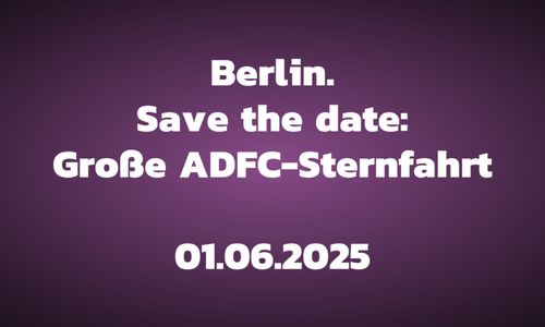 Sternfahrt 2025: save the date